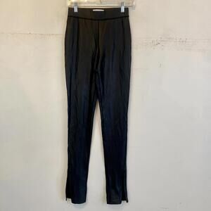 SOMETHING NAVY black leather pants sz xs